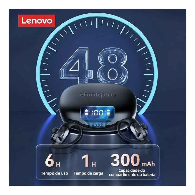 Fones de Ouvido Lenovo LP75 Bluetooth 5.3  TWS Sem Fio Estéreo
