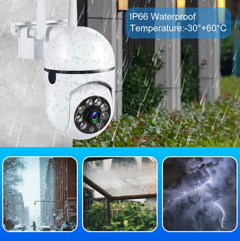 Câmera de Vigilância 5g, WI-FI, 3 Megapixels, Visão Noturna, Ambiente Externo, à prova D'água